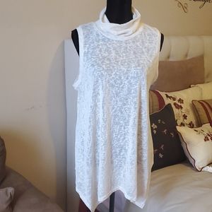 APT 9 sparky sleeveless turtleneck tunic